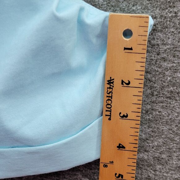 Style & Co Shorts Women's 10P Aqua Blue Rolled Cuff Bermuda - Picture 9 of 14